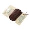 The Beadsmith Waxed Brazilian Cord, 0.7 mm Diameter, Light Wax, 15 Yards (13.7 m)